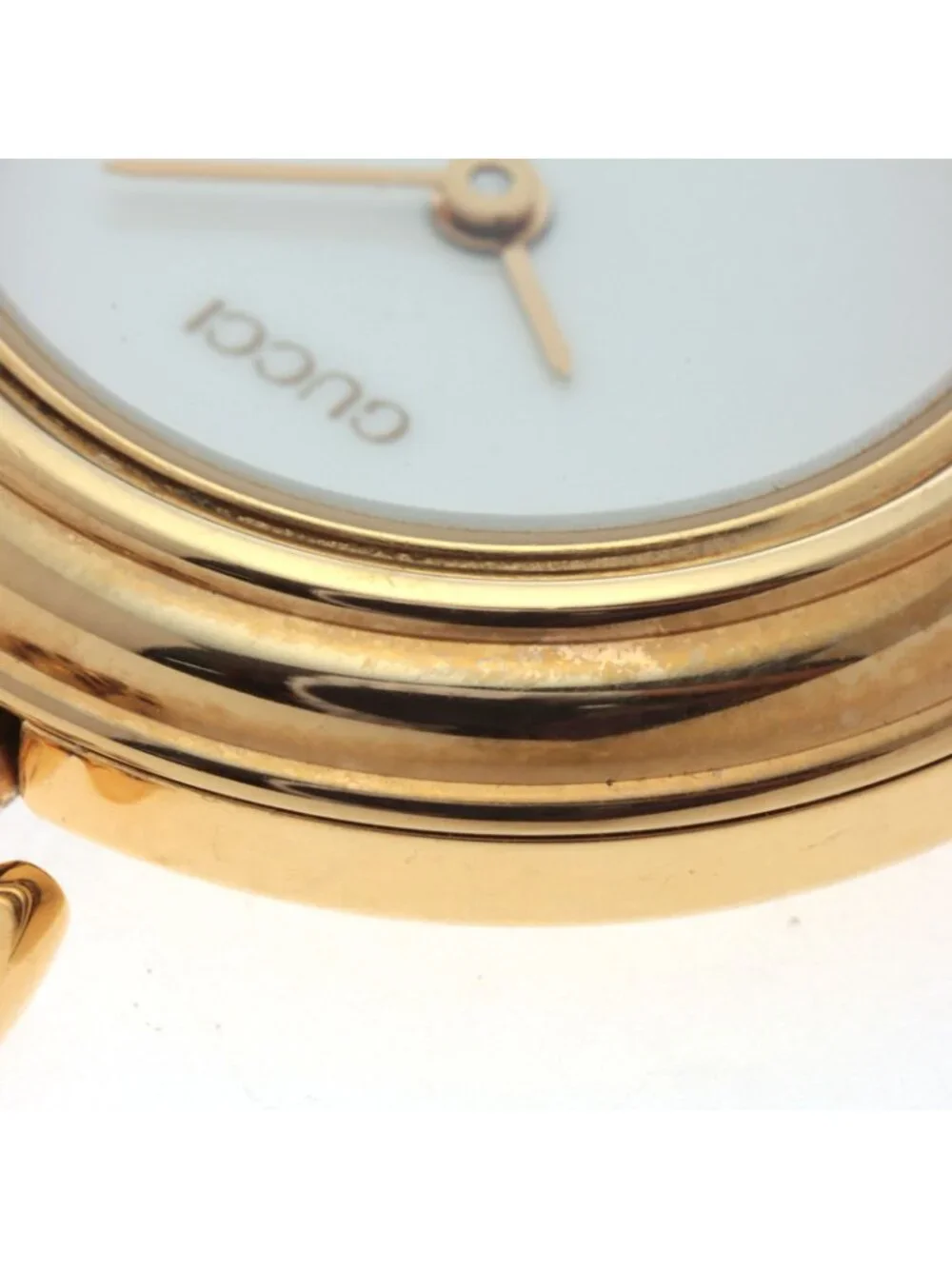 Gucci Change Bezel 11/12.2 Watch Stainless Steel White